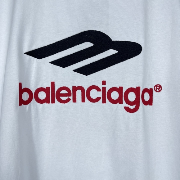 Balenciaga white long-sleeved T-shirt - Picture 8 of 9